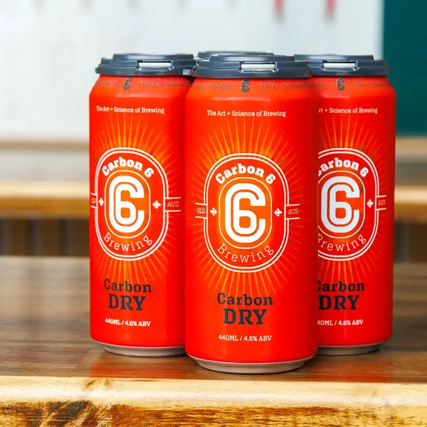 carbon dry lager beer