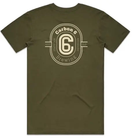 Army Green Carbon 6 Brewing T-shirt