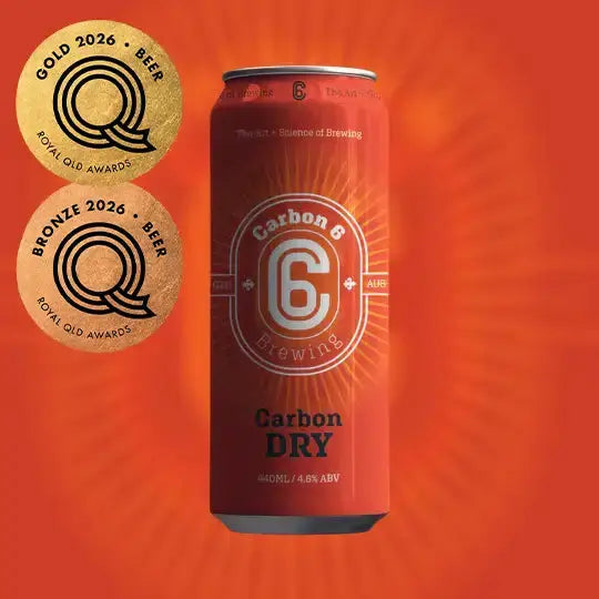 carbon dry lager beer