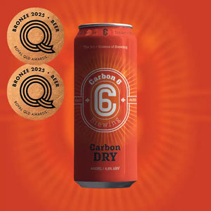 carbon 6 brewing carbon dry can lager