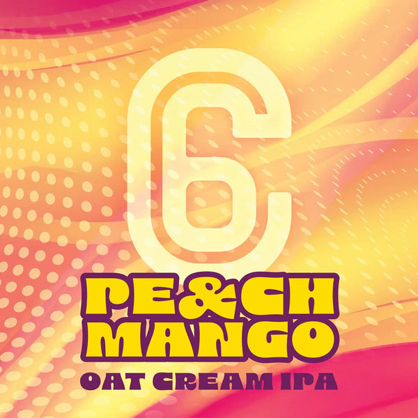 carbon 6 brewing peach and mango oat cream ipa