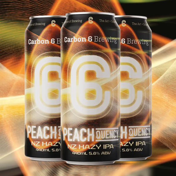 Peachquency NZ Hazy IPA carbon 6 brewing