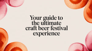 Your guide to the ultimate craft beer festival experience in a vibrant floral design.
