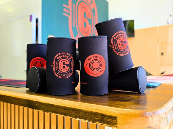carbon 6 brewing 440ml stubby cooler