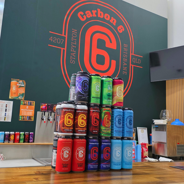 carbon 6 brewing mixed 16 pack of cans