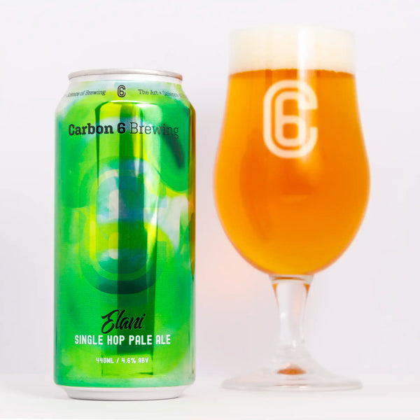 carbon 6 brewing elani single hop pale ale beer can