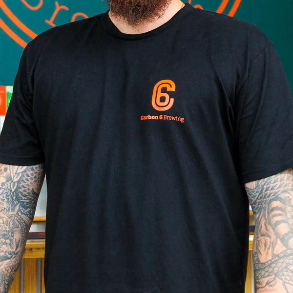 carbon 6 brewing t-shirt merchandise