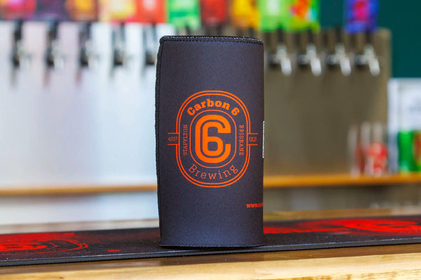 carbon 6 brewing 440ml stubby cooler