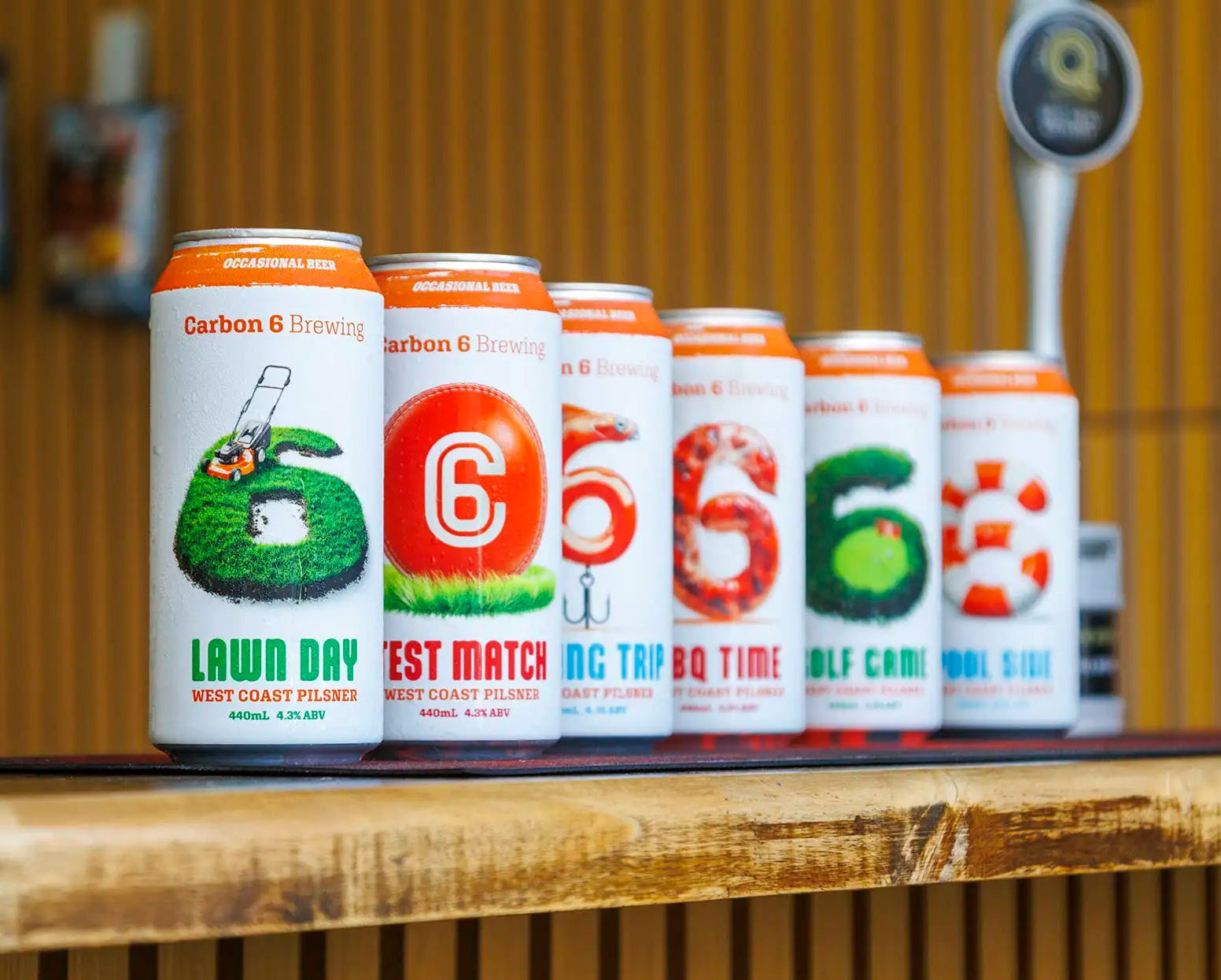 carbon 6 brewing occasional beer west coast pilsner