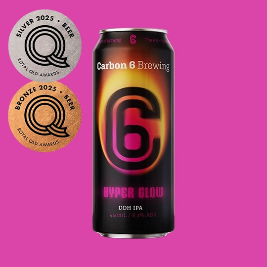 carbon 6 brewing hyper glow ddh ipa beer