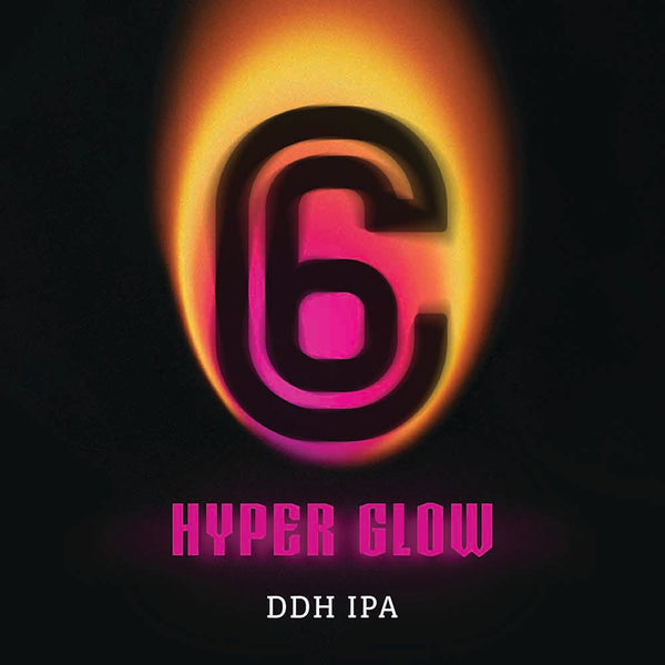 carbon 6 brewing hyper glow ddh ipa beer