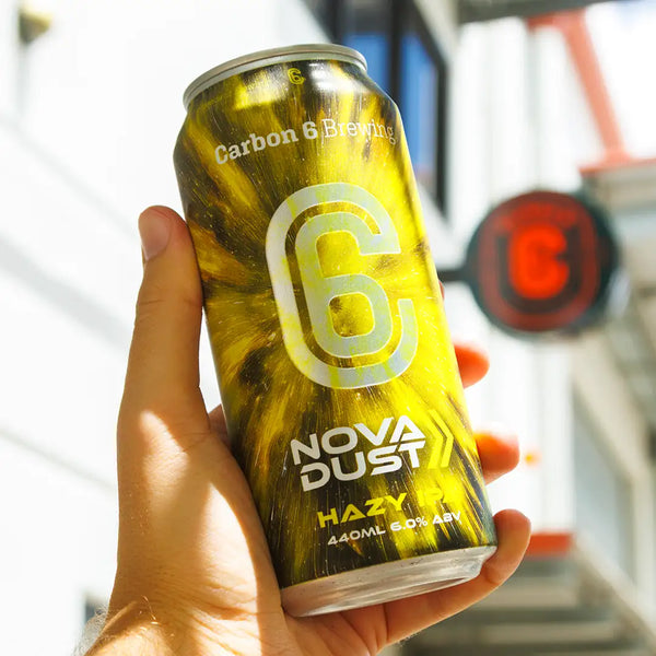 carbon 6 brewing nova dust hazy IPA