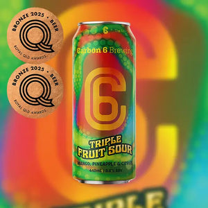 carbon 6 brewing triple fruit sour can