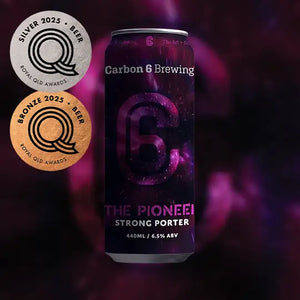 carbon 6 brewing the pioneer strong porter can