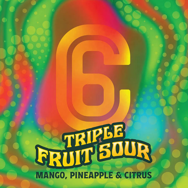 carbon 6 brewing triple fruit sour mango pineapple citrus beer