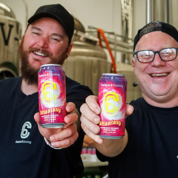 Carbon 6 Brewing Phantasy raspberry, coconut, vanilla sour can