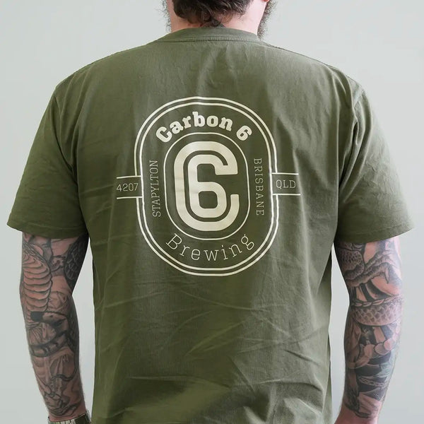 carbon 6 brewing t-shirt merchandise